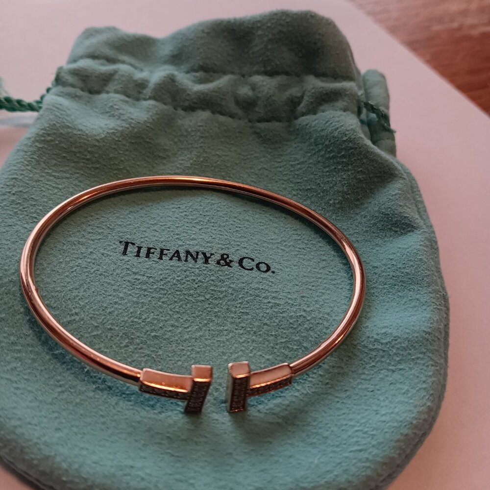 TIFFANY T WIRE DIAMOND BRACELET - Picture 3 of 6